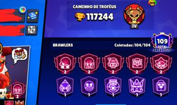 Conta Bralw stars 117k de troféus