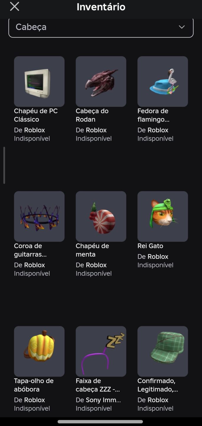 Conta Roblox Antiga Rarinha