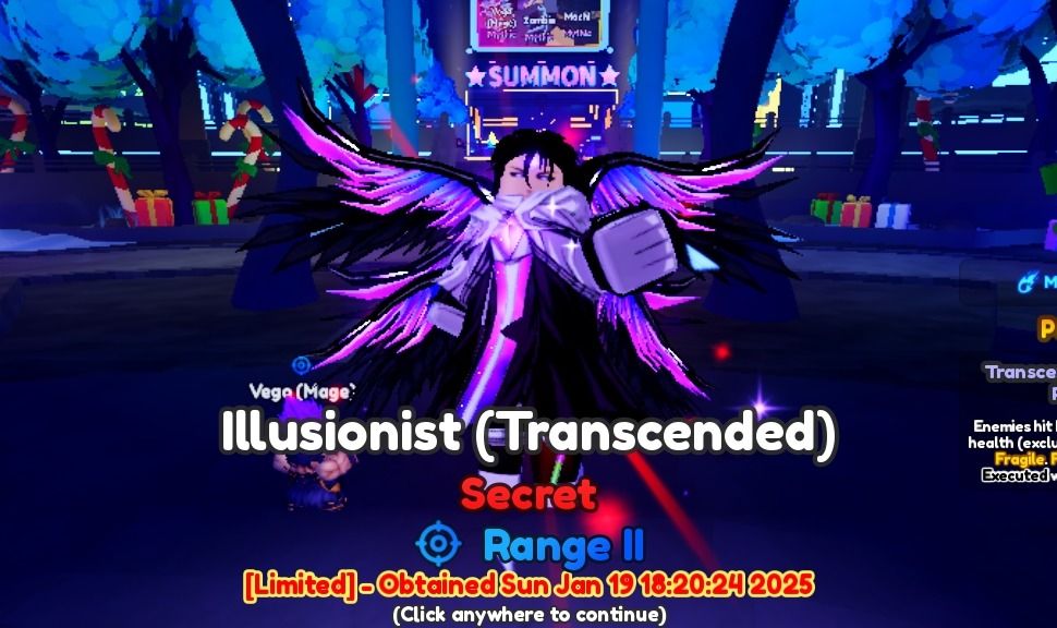 À venda: Illusionist (Transcended), unidade Secret Limitada do Anime Adventures!