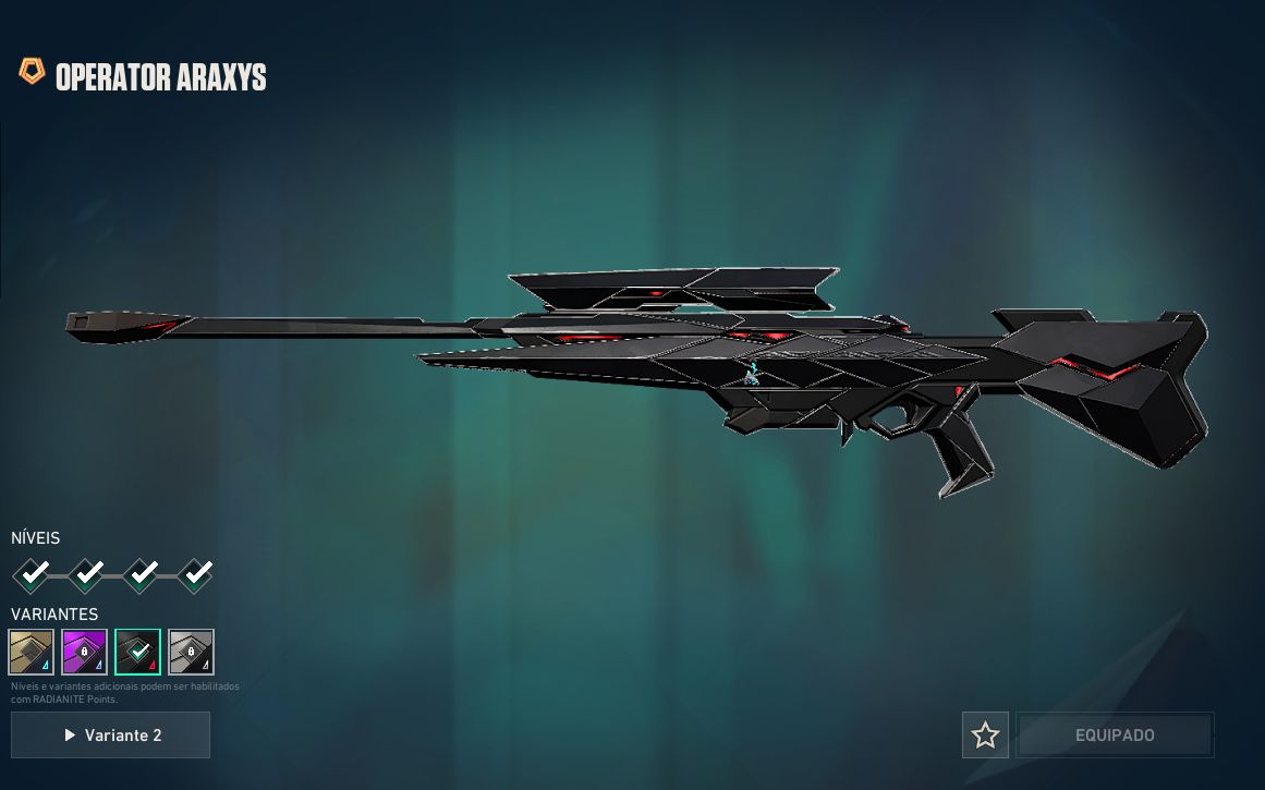 Conta do valorant com skins que não aparecem na loja normalmente