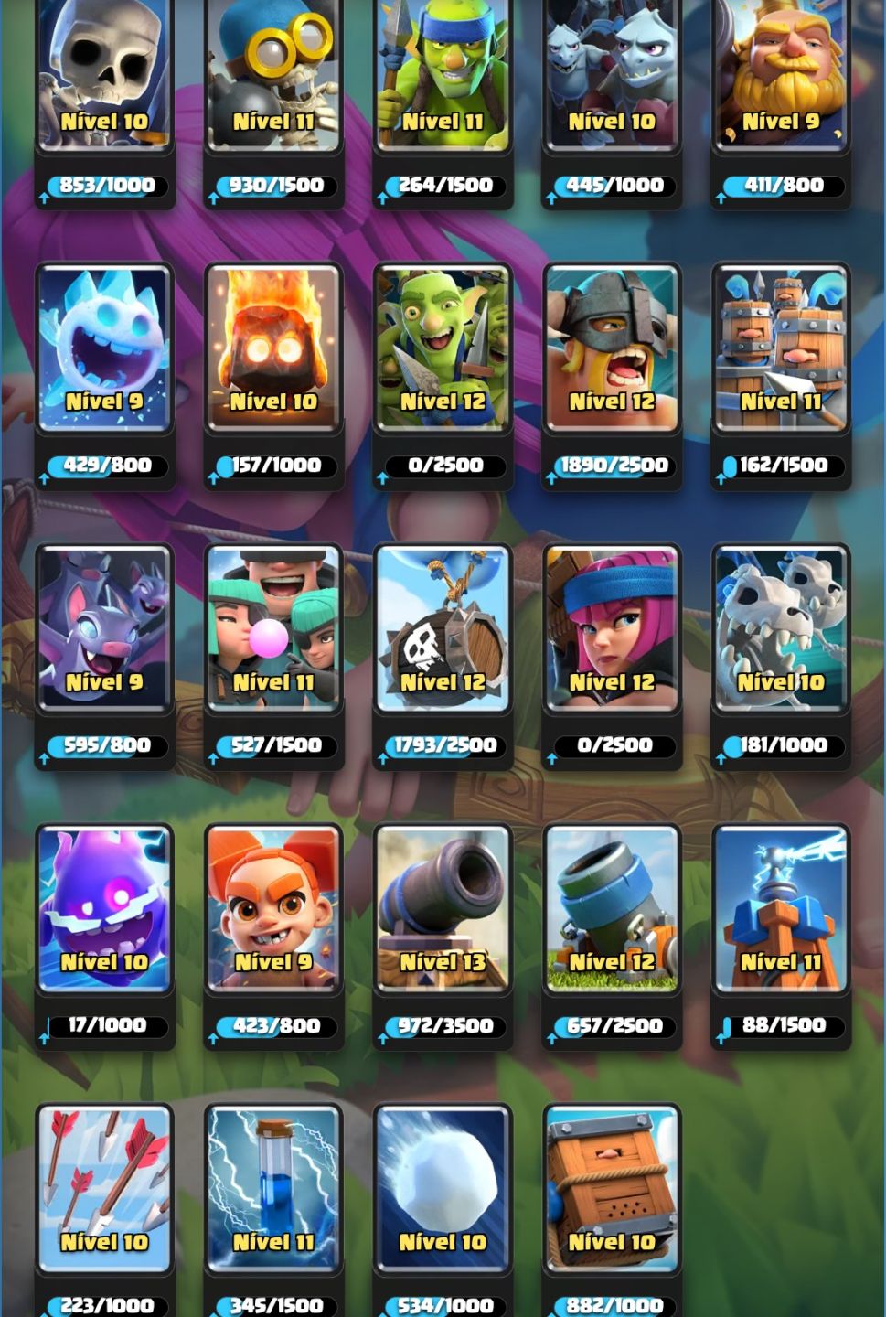 CONTA DE CLASH ROYALE | ARENA 18