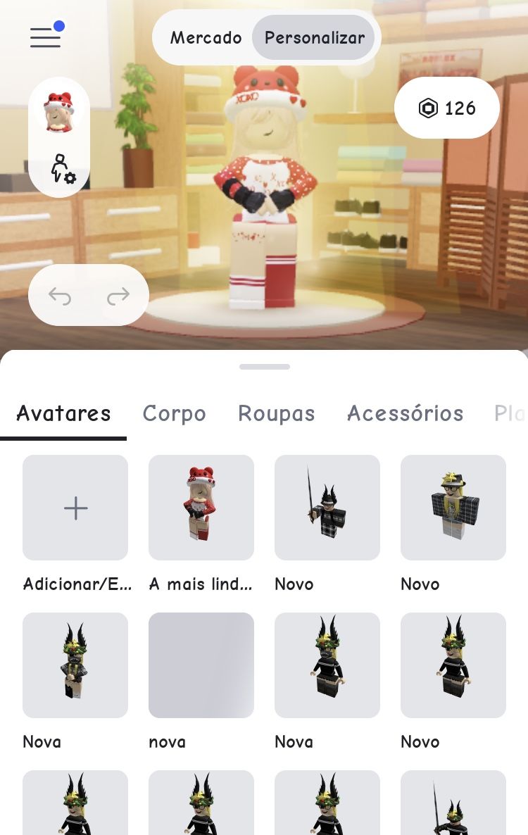 Conta de Roblox com muitos itens