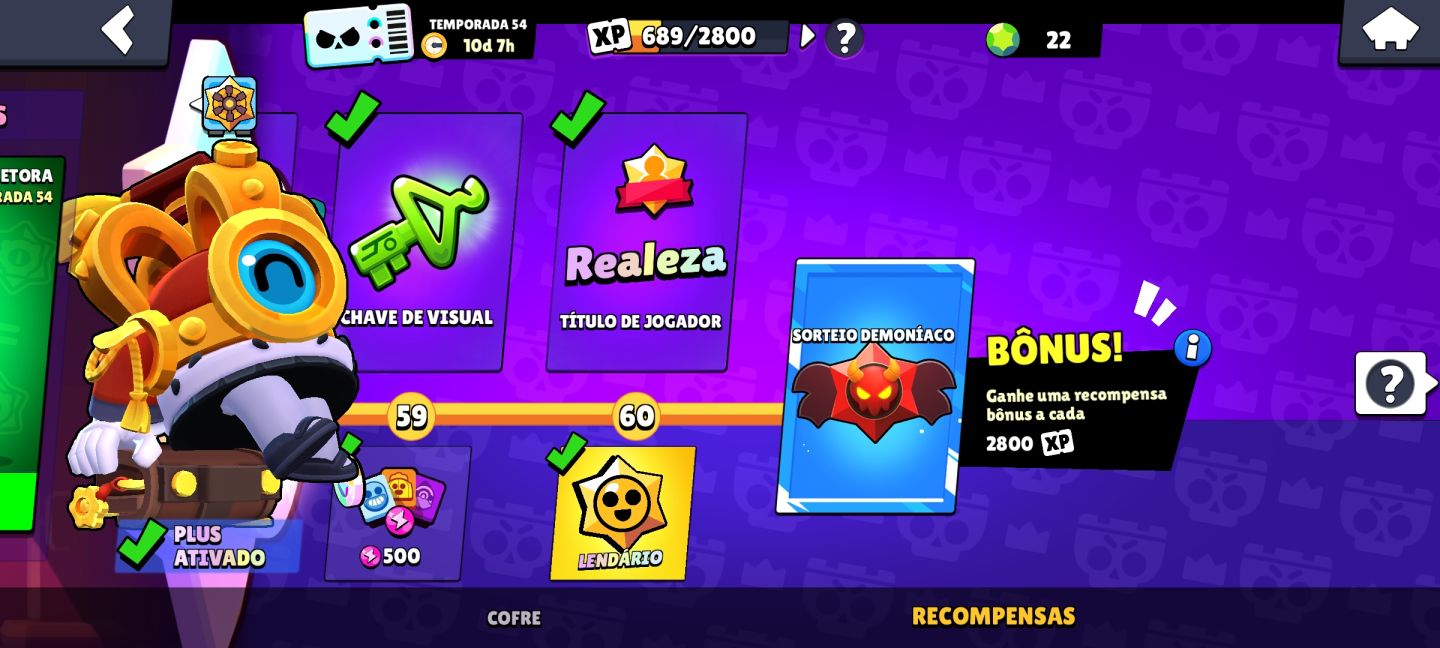 Conta brawlstars 134k troféus