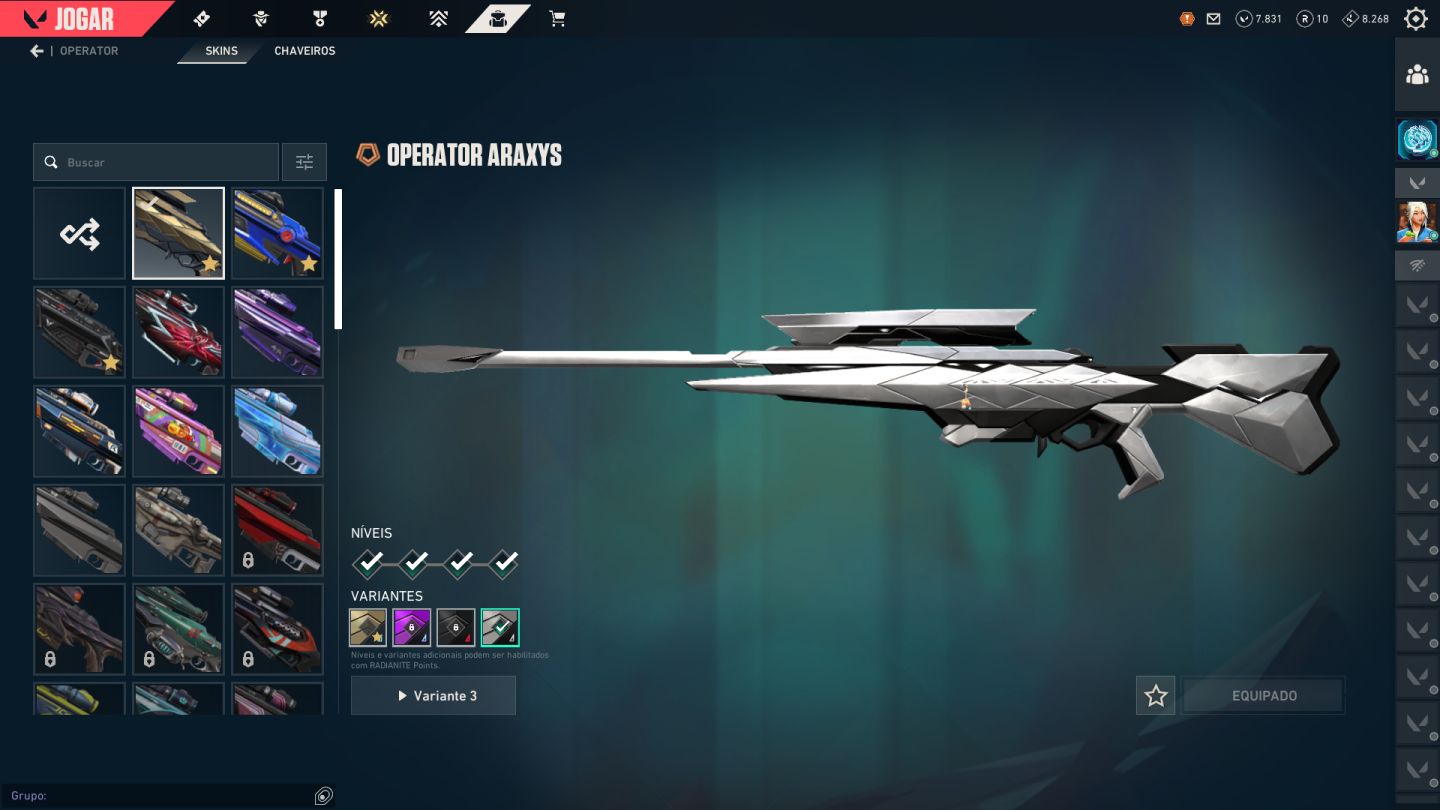 CONTA COM MUITAS SKINS INCLUINDO CHAMPIONS 26