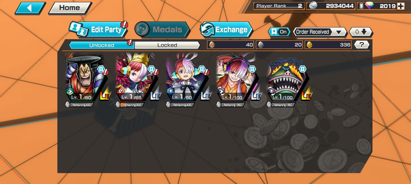 Conta com novo gorosei ex e oden + 3 utas