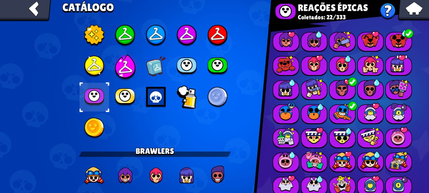 CONTA DE BRAWL STARS | 22k de moeda e 90 brawler
