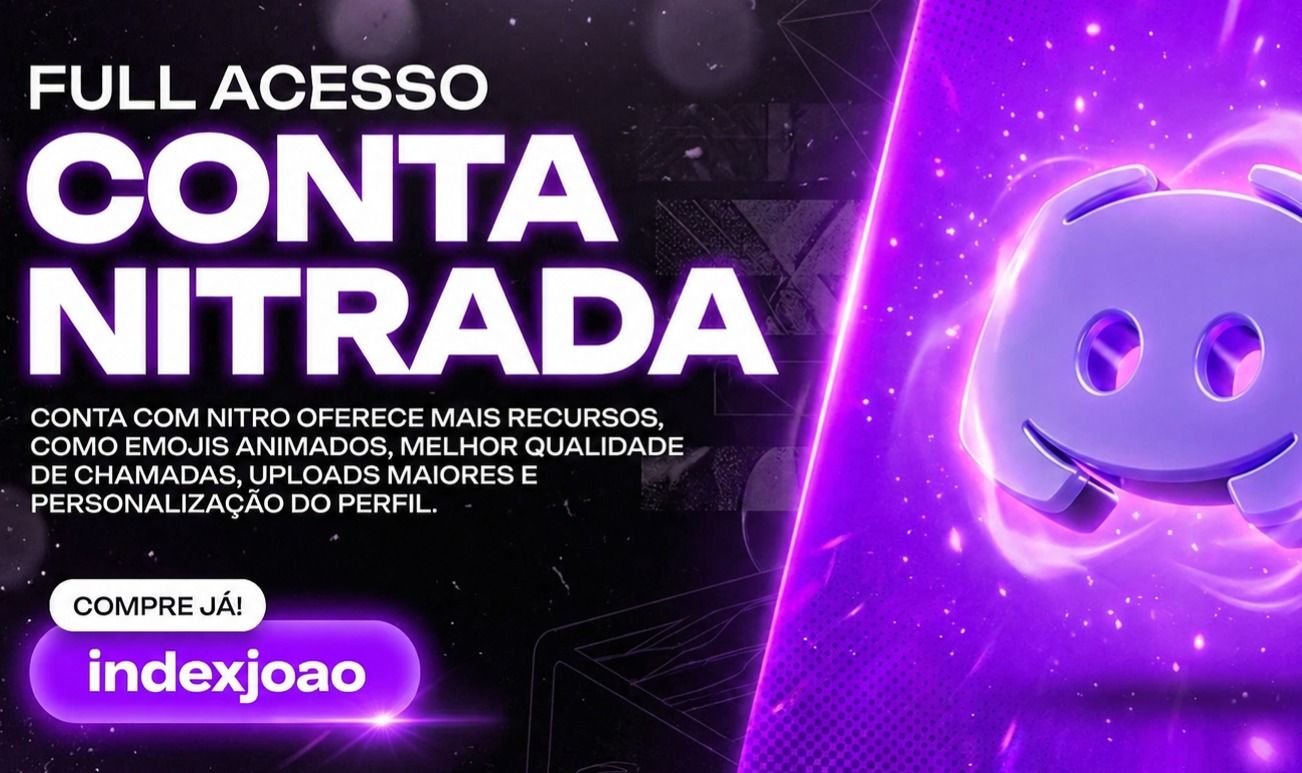 [Preço Baixo] Conta Nitrada Discord com Nitro + Entrega Rapida!!!