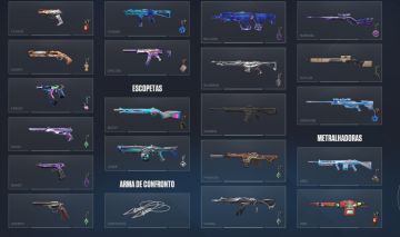 Conta VALORANT com varias skins, ex ascendente