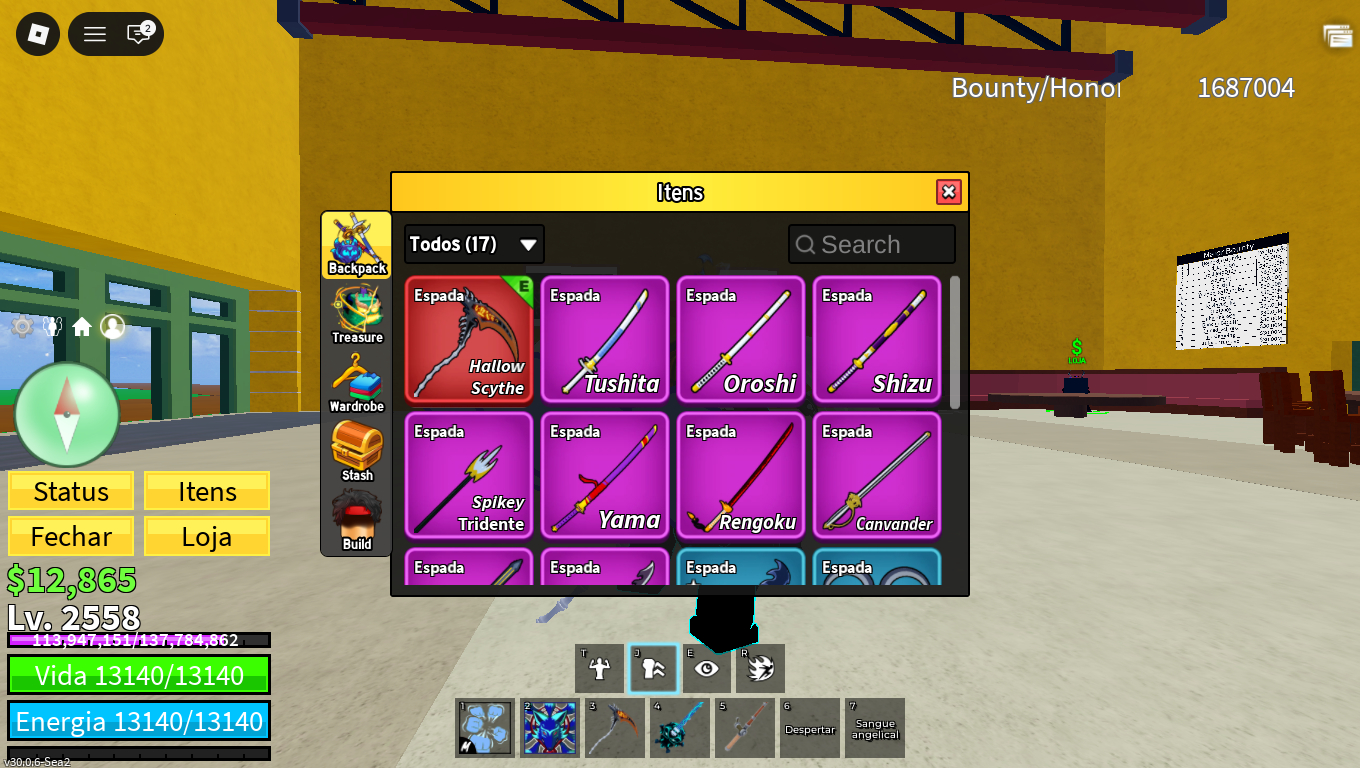Conta roblox a venda, blox fruit, blue lock, voleyball