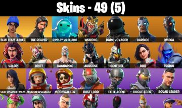 CONTA FORTNITE COM SEASON 3 FULL, OMEGA, ATEMPORAL, 800 V-BUCKS E 49 SKINS!