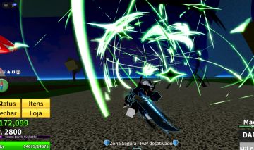 Conta de Blox Fruits com Buddha e Ice Permanente, Dark blade e muitas gamepass