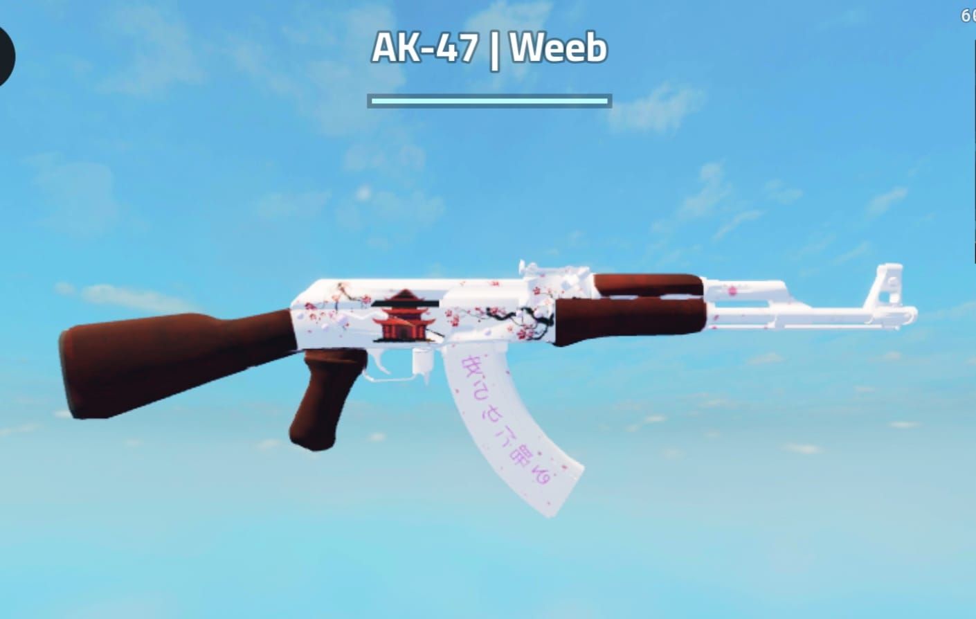COUNTER BLOX | AK47 Weeb e itens Kimura's