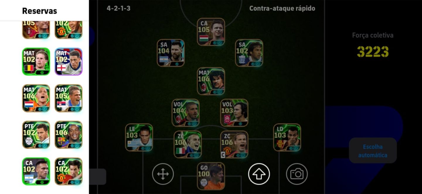 Conta efootball muito rara,criada desde o começo do efootball,jogadores antigos