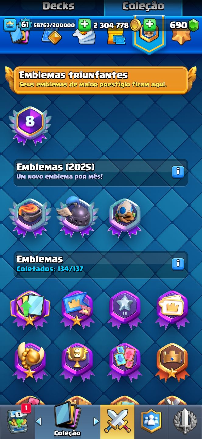 CONTA CLASH ROYALE TOP À VENDA UPADA E PRONTA PRA RANQUEADA