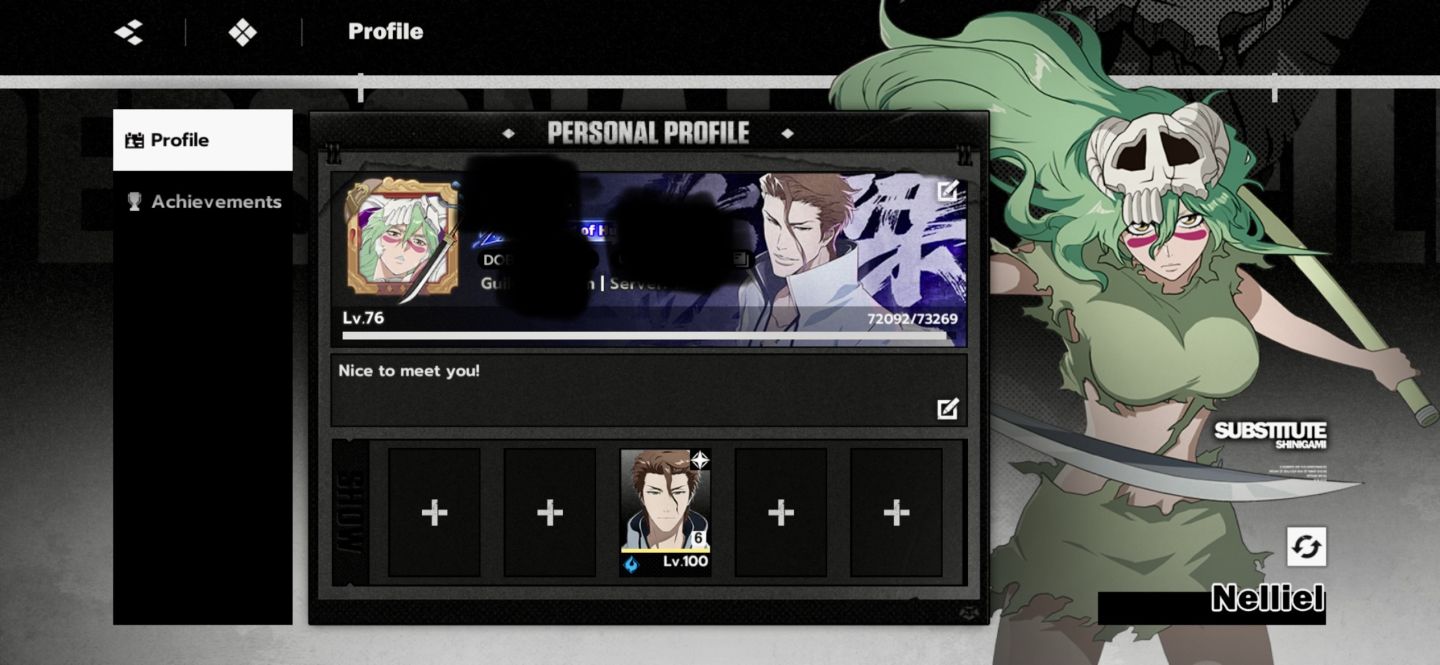 Conta Aizen B6 - Server 15 - Level 76
