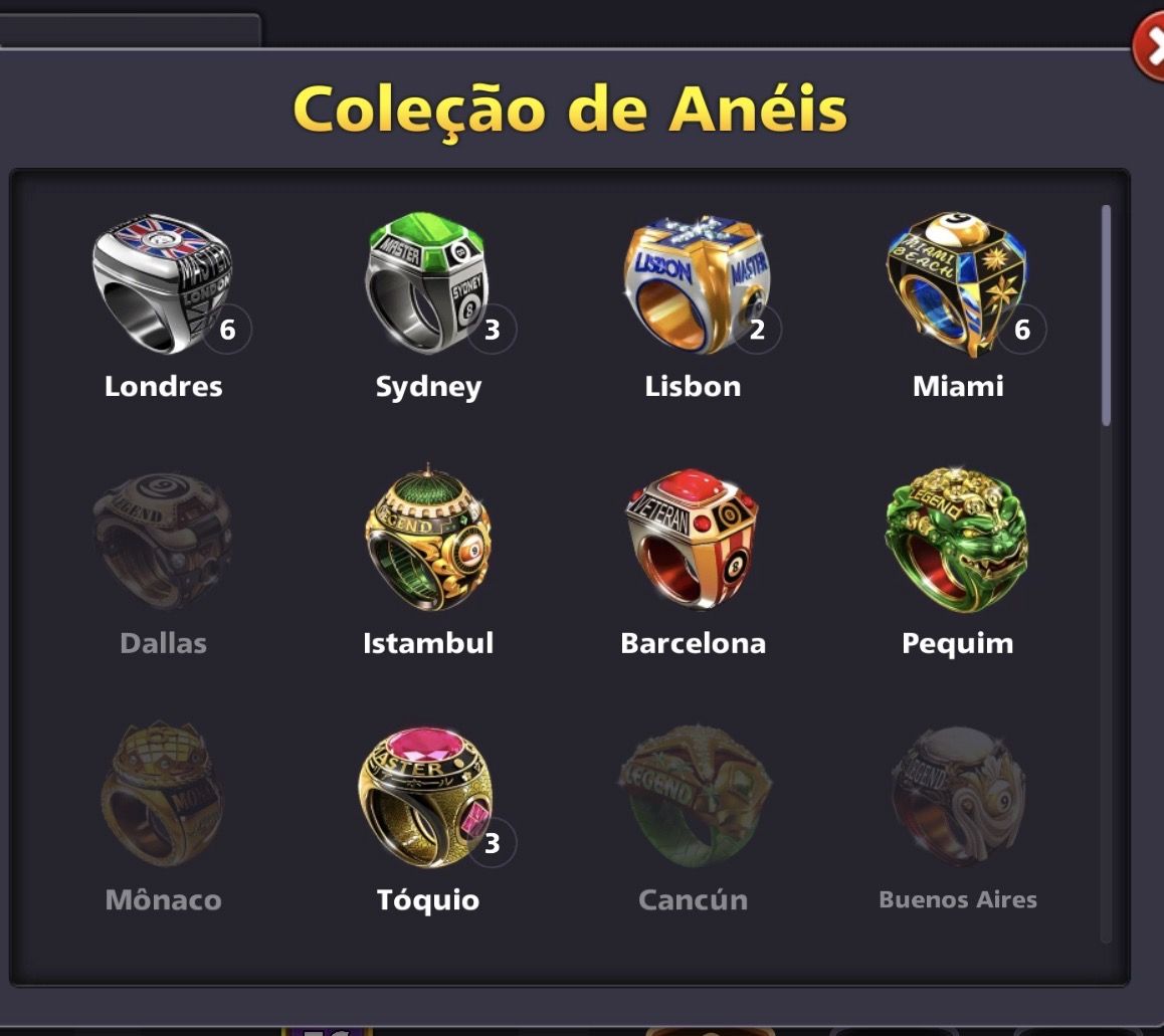 CONTA 8 BALL POOL TOP - NÍVEL 79 | 15+ TACOS LENDÁRIOS | VIP ESMERALDA