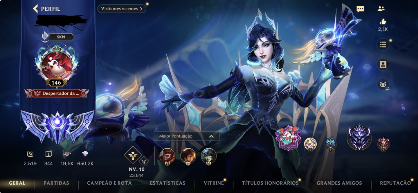 CONTA WILD RIFT -90 SKINS|4 PRESTÍGIO/PRIMOROSA|JARVAN IV MÍTICO | ELITE COLEÇÃO