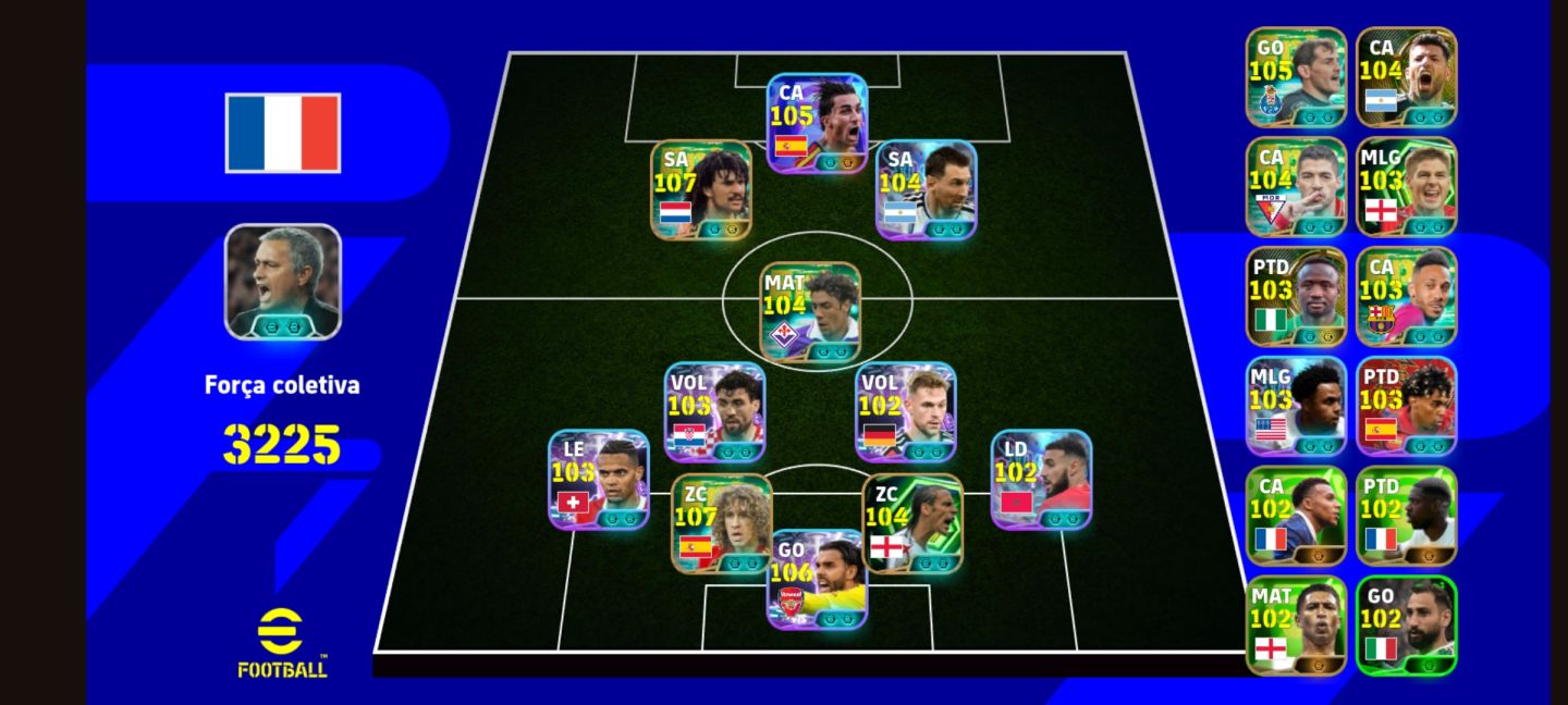 Promoção!! BRABA DO NOVO GULLIT DISPONÍVEL , CONTA DE EFOOTBALL 3225 FORTE