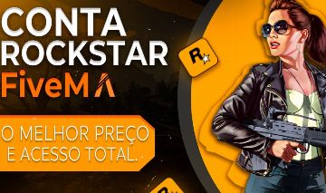 CONTAS ROCKSTAR 2FA LICENCIADA - FIVEM [ENTREGA AUTOMATICA]