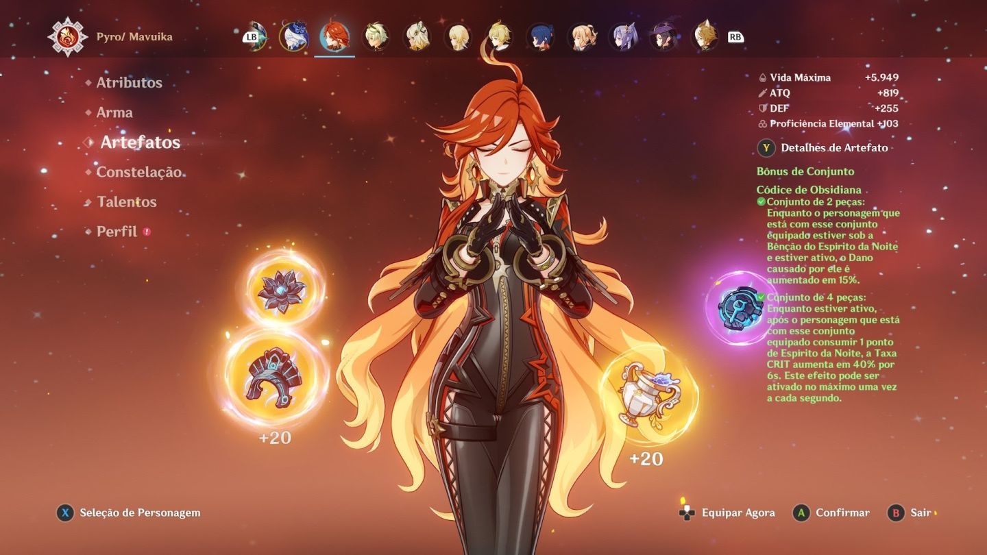 Furina c3, Mavuika entre outros imperdível