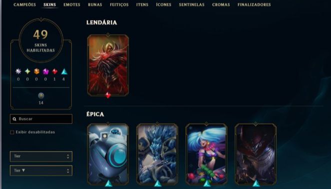 Conta com Rammus Rei - Sentinela riot e vários Ícones raros de 2012