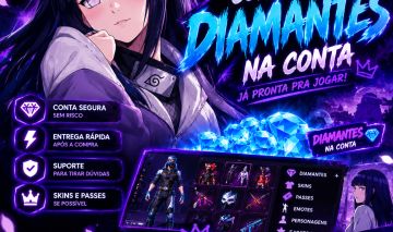 CONTA DE FRE FIRE COM DIAMANTE