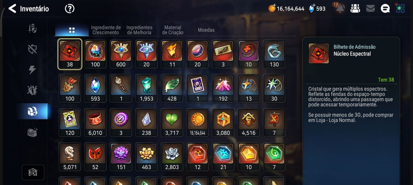 Epic seven conta top com muitos ML!