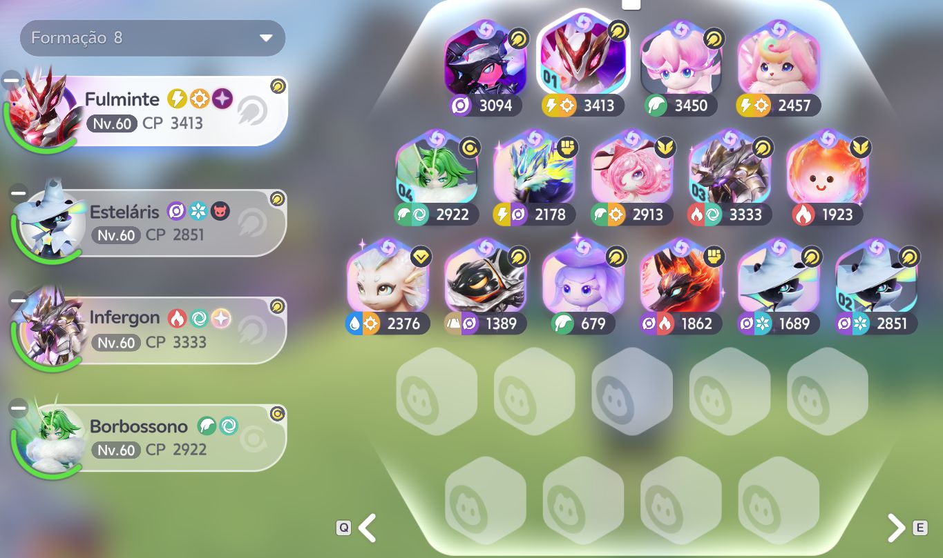 Conta aniimo + 16 prismanas