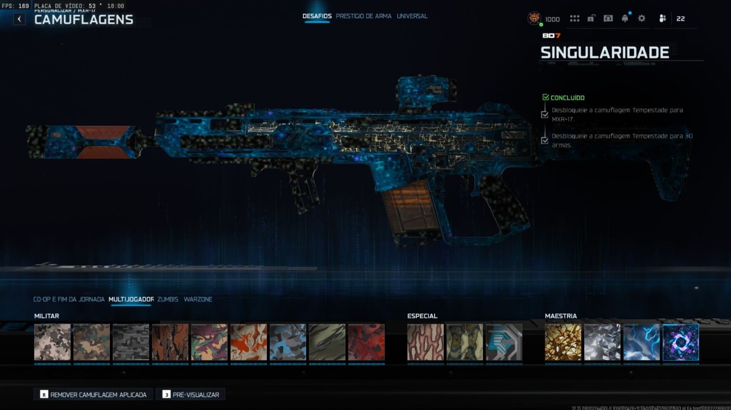 CONTA COD WARZONE COM MUITA SKIN