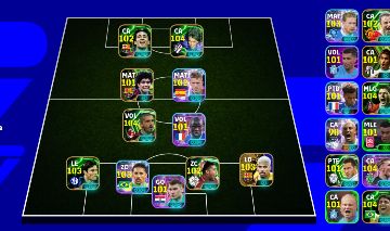 Conta de efootball braba com Batistuta