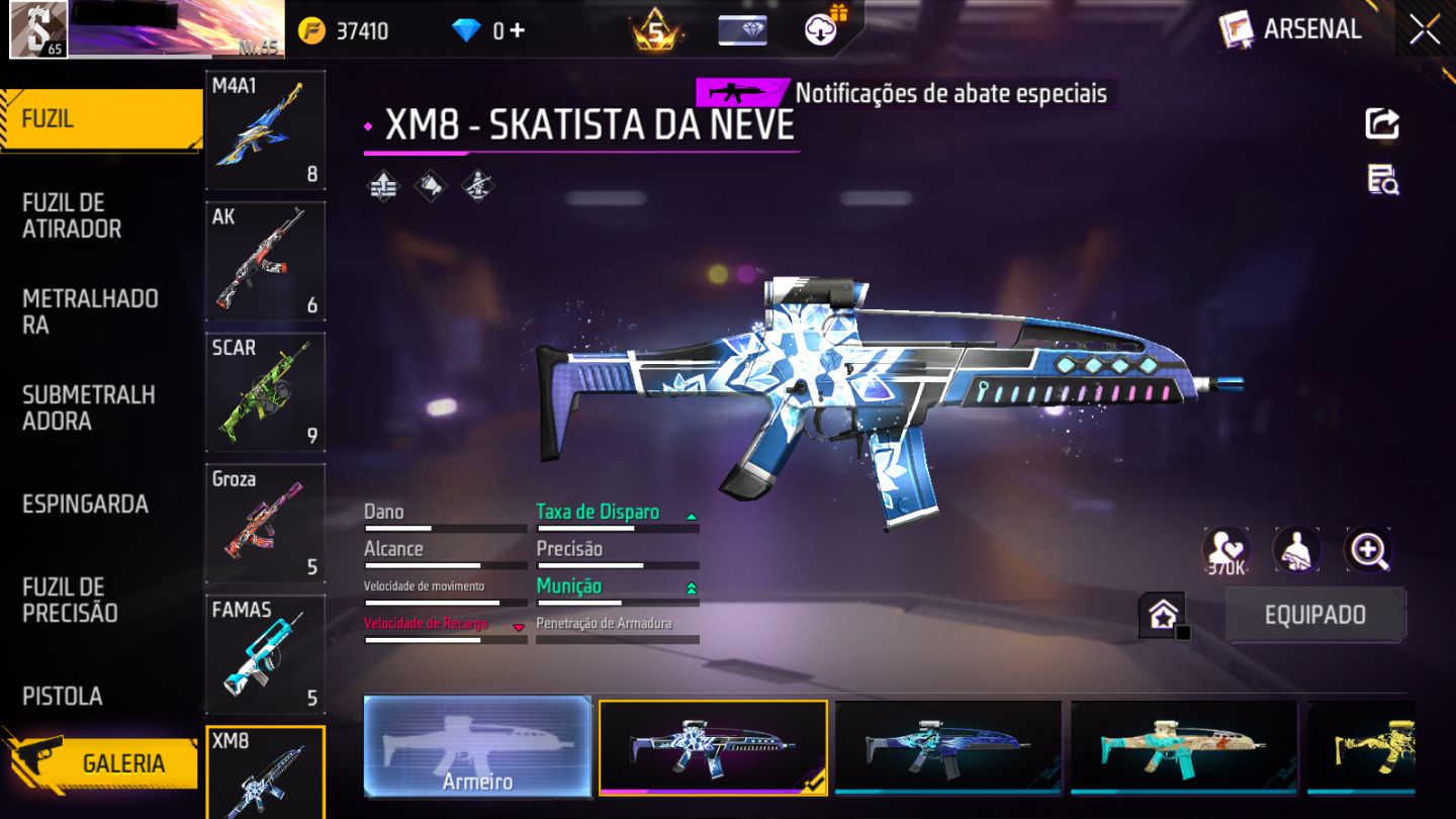PRIME 5 | UMP ATT 2X VEL | XM8 ATT 1X VEL | 1 PUNHO | ANGELICAL VERDE | NAGI