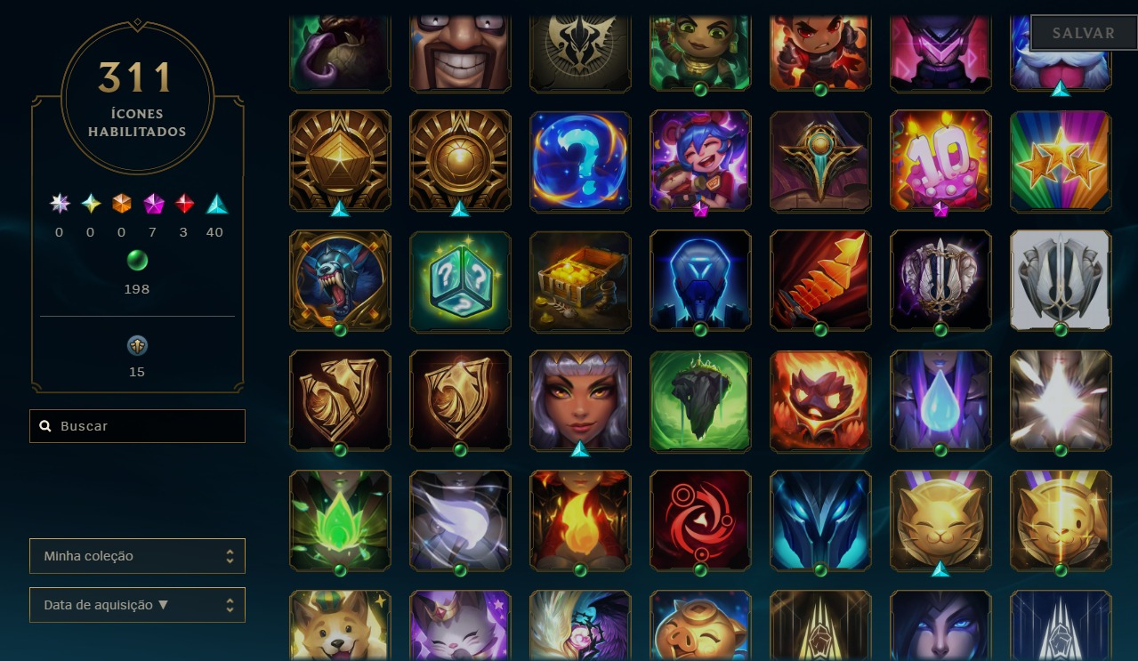 League of legends account mais de ( 160) skins 3 reembolsos mmr platina