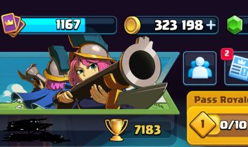 Conta Clash Royale 7000 Troféus