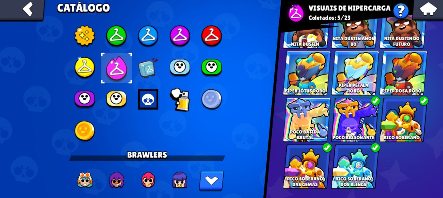 Brawl Stars | 38K Troféus | Conta 2019 | Skins Raras, Míticas e Lendárias