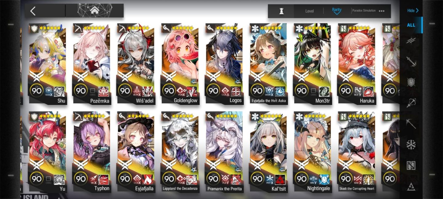 Conta Arknights END GAME