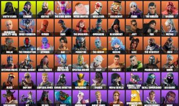 CONTA FORTNITE - 243 SKINS FULL | PODE ALTERAR E-MAIL | Kratos, Outlaw Midas