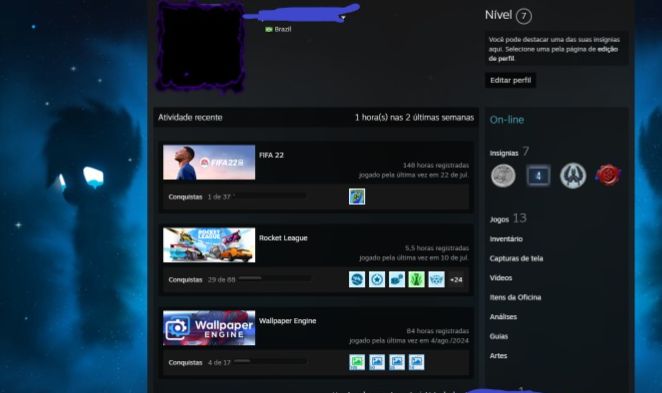 CONTA STEAM COM FIFA 22,23,SPIDER MANE DAYS GONE