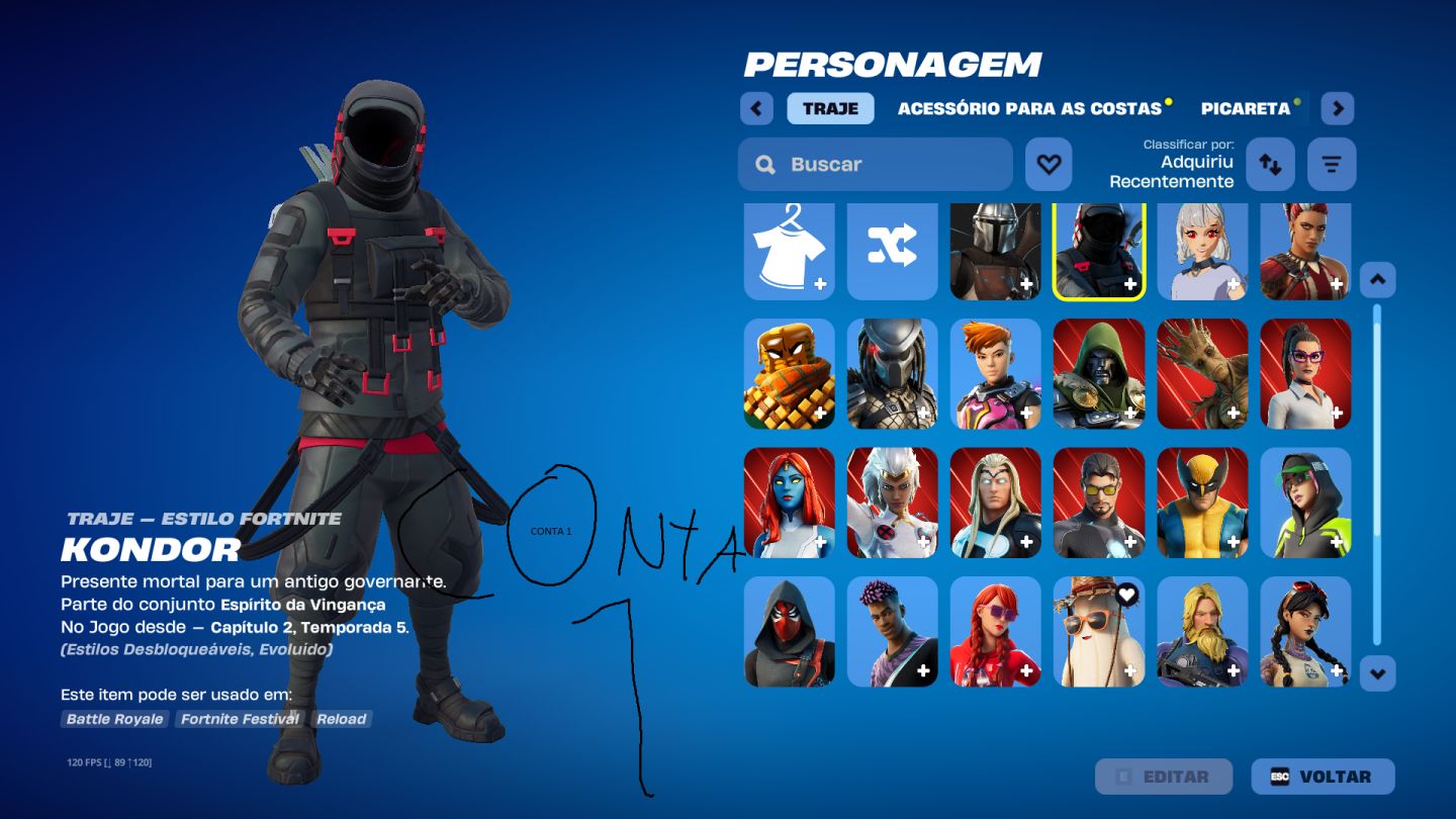Contas Baratas de 30skins com skins legais (somente PC e Mobile)