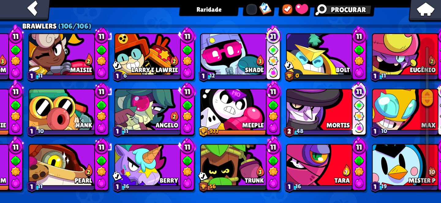 (PRA HOJE) CONTA DE BRAWL STARS FULL UPADA 93K JUNTO COM CONTA DO CLASH ROYALE