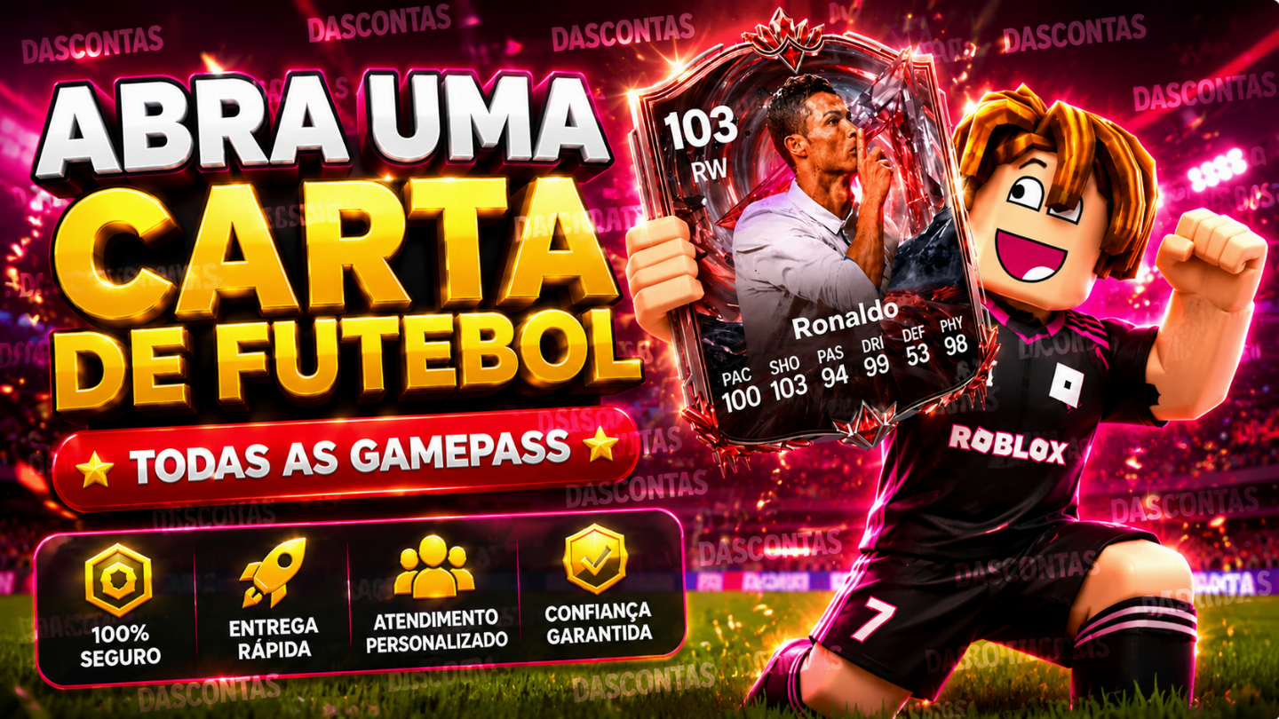 ABRA UMA CARTA DE FUTEBOL - SPIN A SOCCER CARD- TODAS AS GAMEPASS 50% OFF
