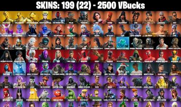 CONTA FORTNITE COM 199 SKINS GOLD MIDAS/LARA CROFT/GOLD BRUTUS/TORIN/GROOT