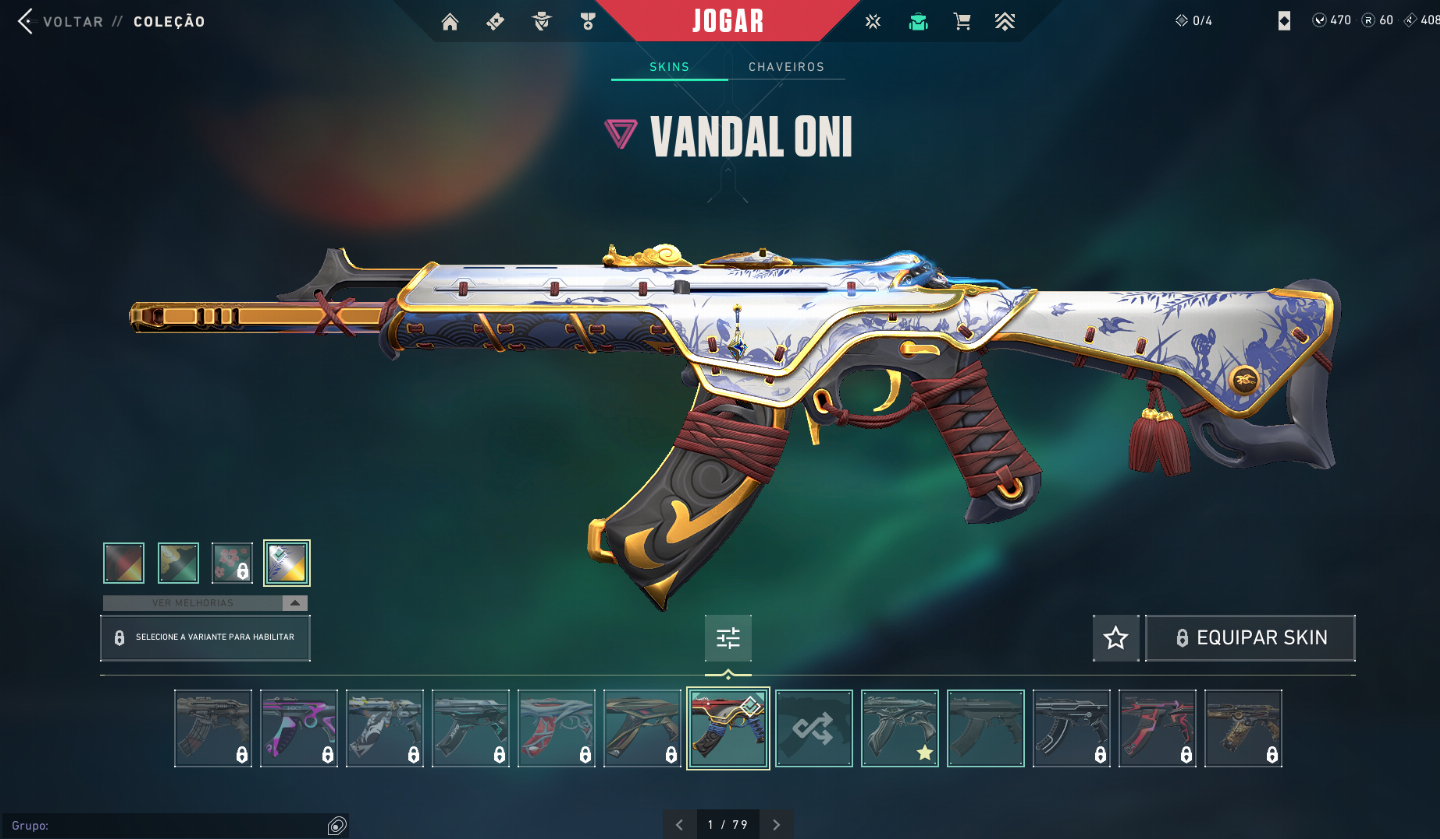 Conta Valorant com 3 skins Vandal e sherife kuronami