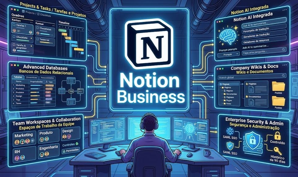 Notion Business 30 dias + Brinde