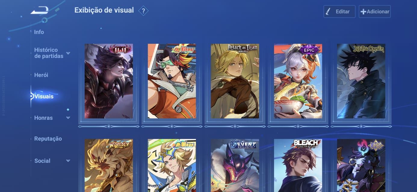 CONTA HONOR OF KINGS RARA! CRIADA DESDE O BETA VÁRIAS SKIN GACHA QUASE VIP9