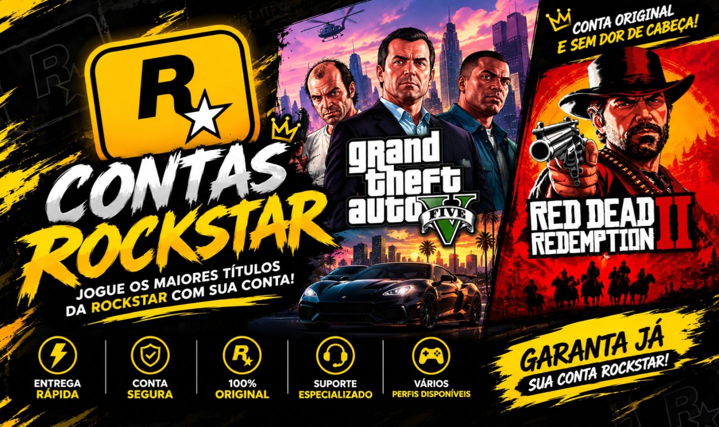 Contas Rockstar para Fivem + Brinde