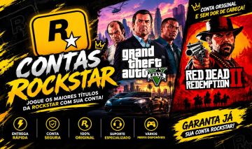 Contas Rockstar para Fivem + Brinde