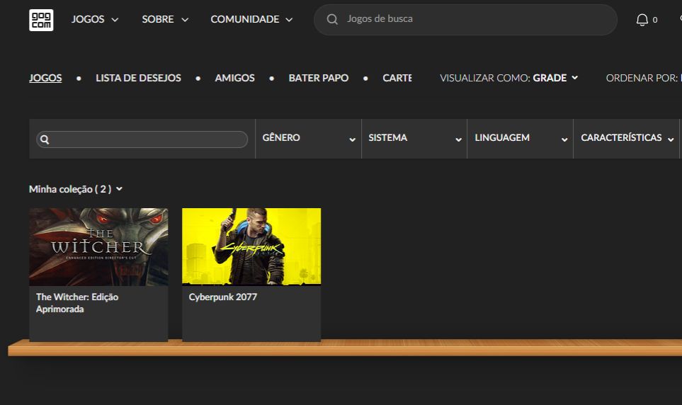 CONTA COM CYBERPUNK 2077 GOG GALAXY