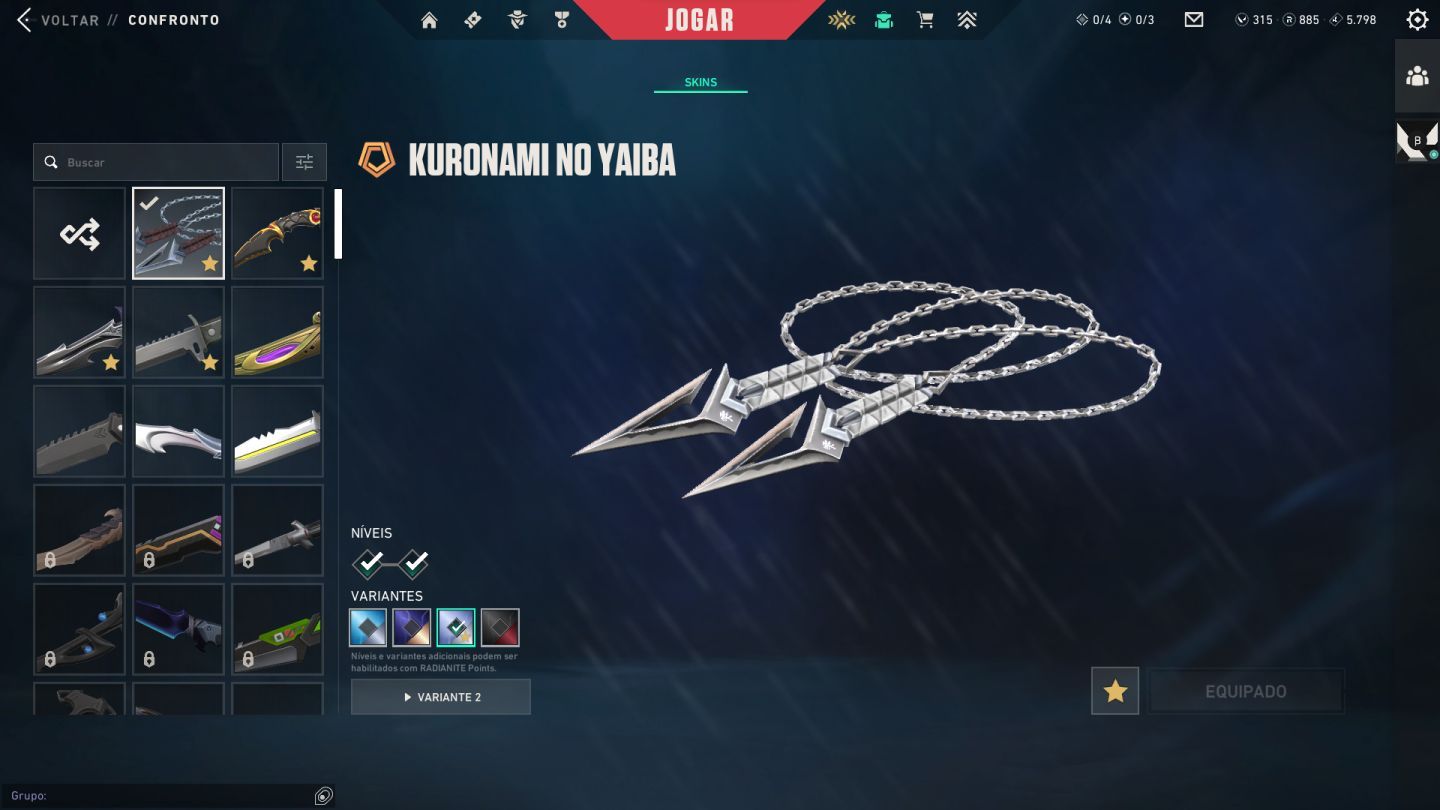 CONTA EX RADIANTE COM MUITAS SKINS E CARD DO BETA
