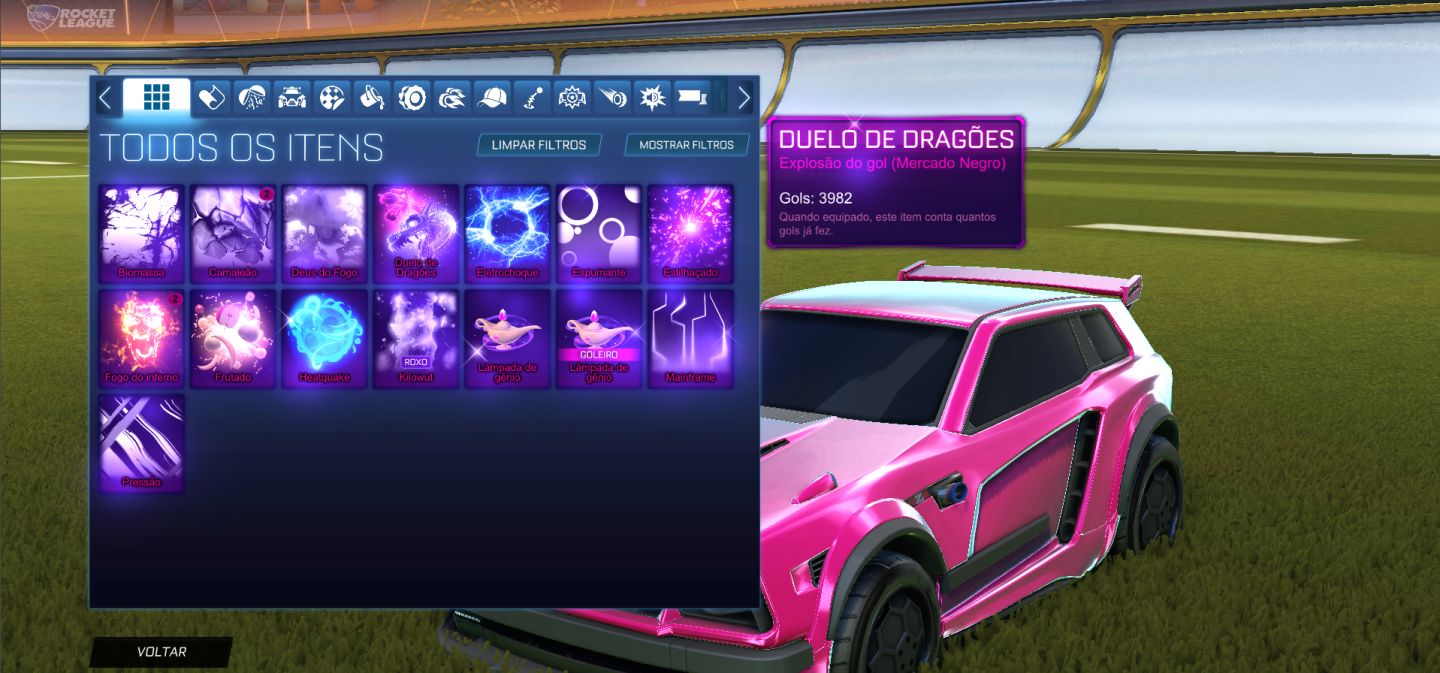 Conta Rocket League Peak GC1 (1458) 1300cr Fennec Tags GC + Passe Atual e Bms
