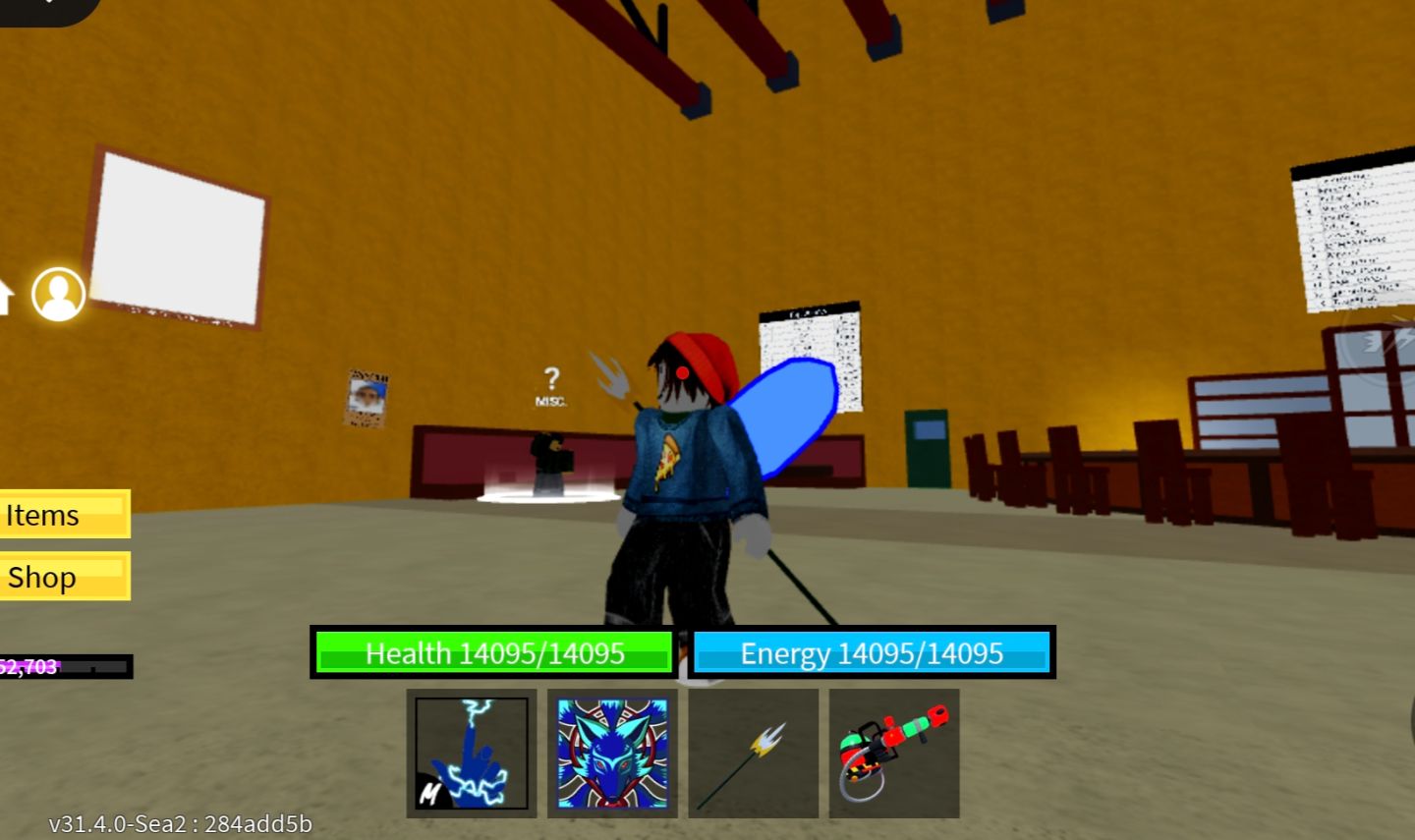 CONTA DE BLOX FRUITS COM KITSUNE EQUIPADA LEVEL MAX
